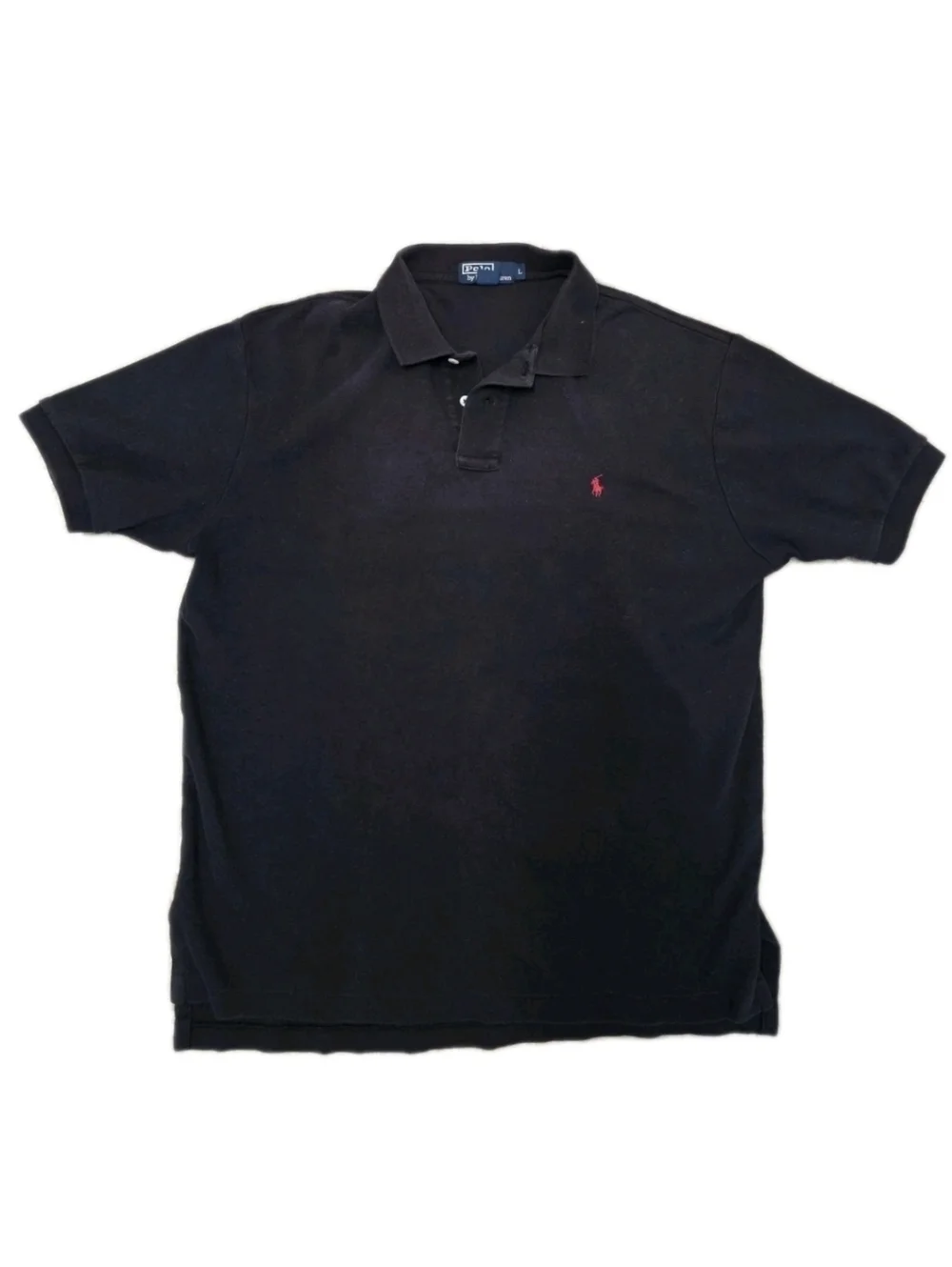 Polo Ralph Lauren Men’s Polo Shirt Large Navy Blue Red Pony Preppy School Golf